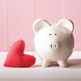 Piggy Bank & Love Heart