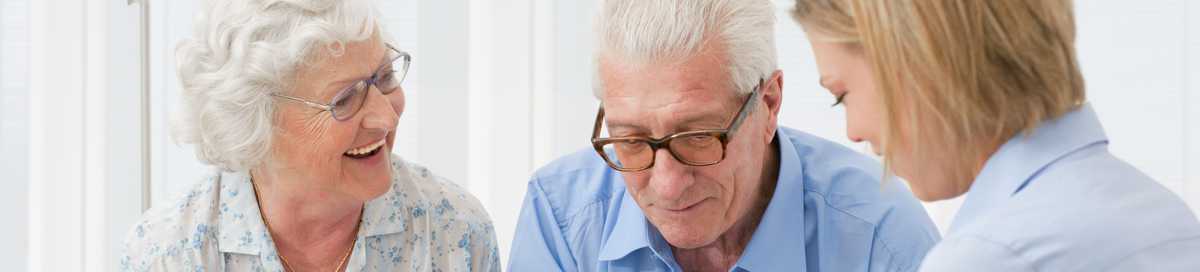 Eldery couple, retirement advice