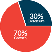 70% Growth & 30% Defensive - Alman Partners