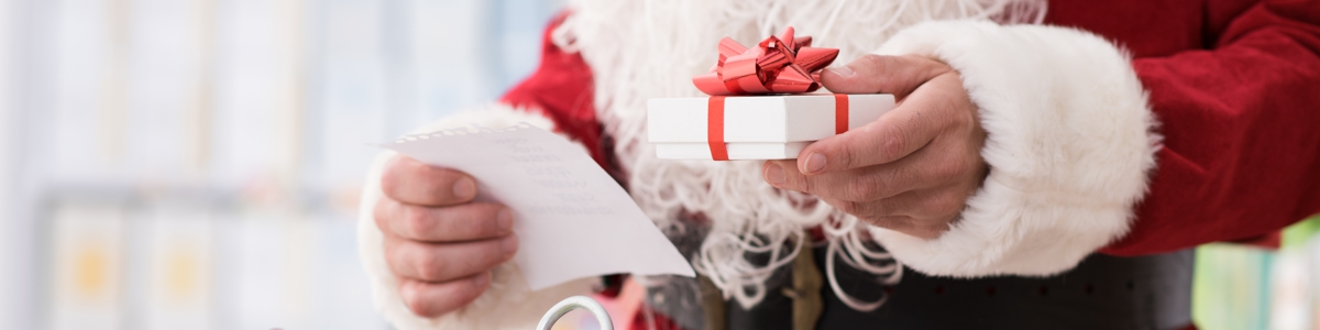 Santa Claus shopping list, gift