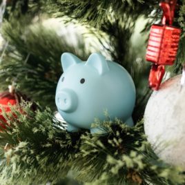 Piggy Bank, Christmas Tree_sq Piggy Bank, Christmas Tree_sq