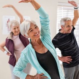 Elderly Group Exercising_sq